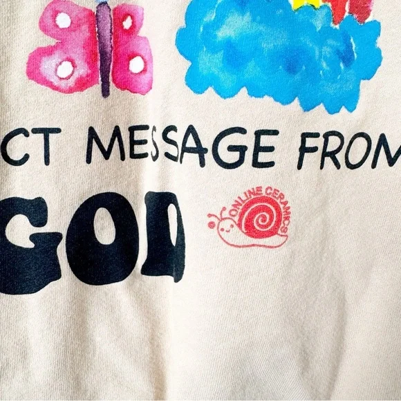 Online Ceramics Rainbow Sweatshirt RARE!